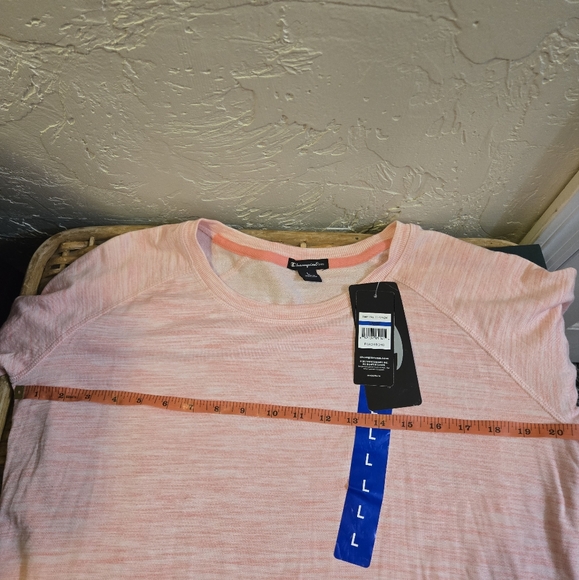 Champion Ladies Lightweight High-Low Hemline Crew Neck Long Sleeve Tee NWT - Picture 7 of 7